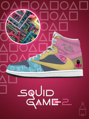 크레이지 스테어즈 V.1 커스텀 TS 하이 스니커즈