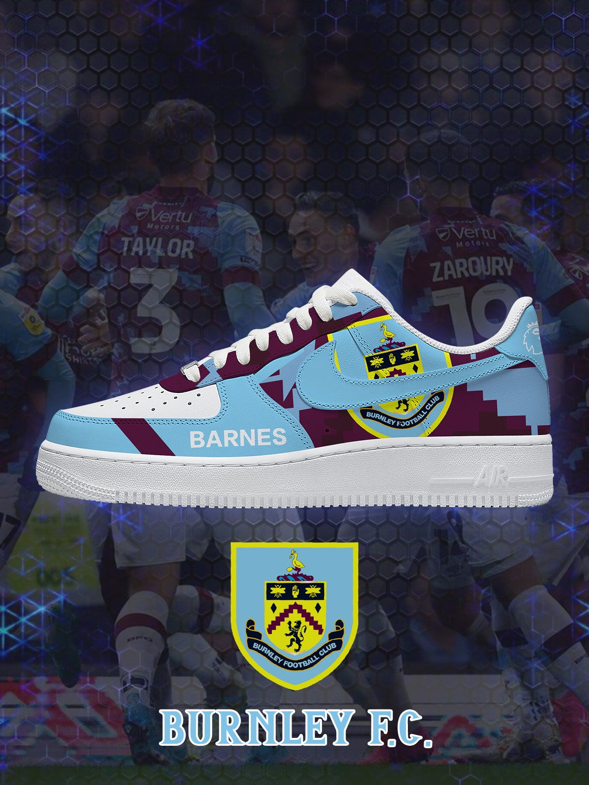 Zapatillas personalizadas Burnley V.1