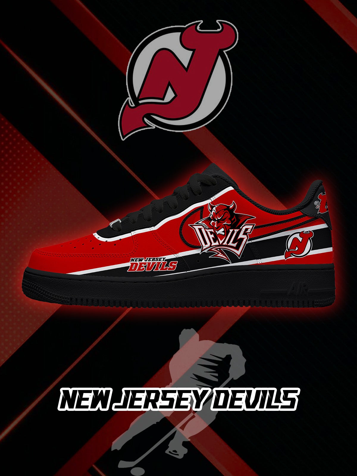 Baskets personnalisées New Jersey Hockey V. 2
