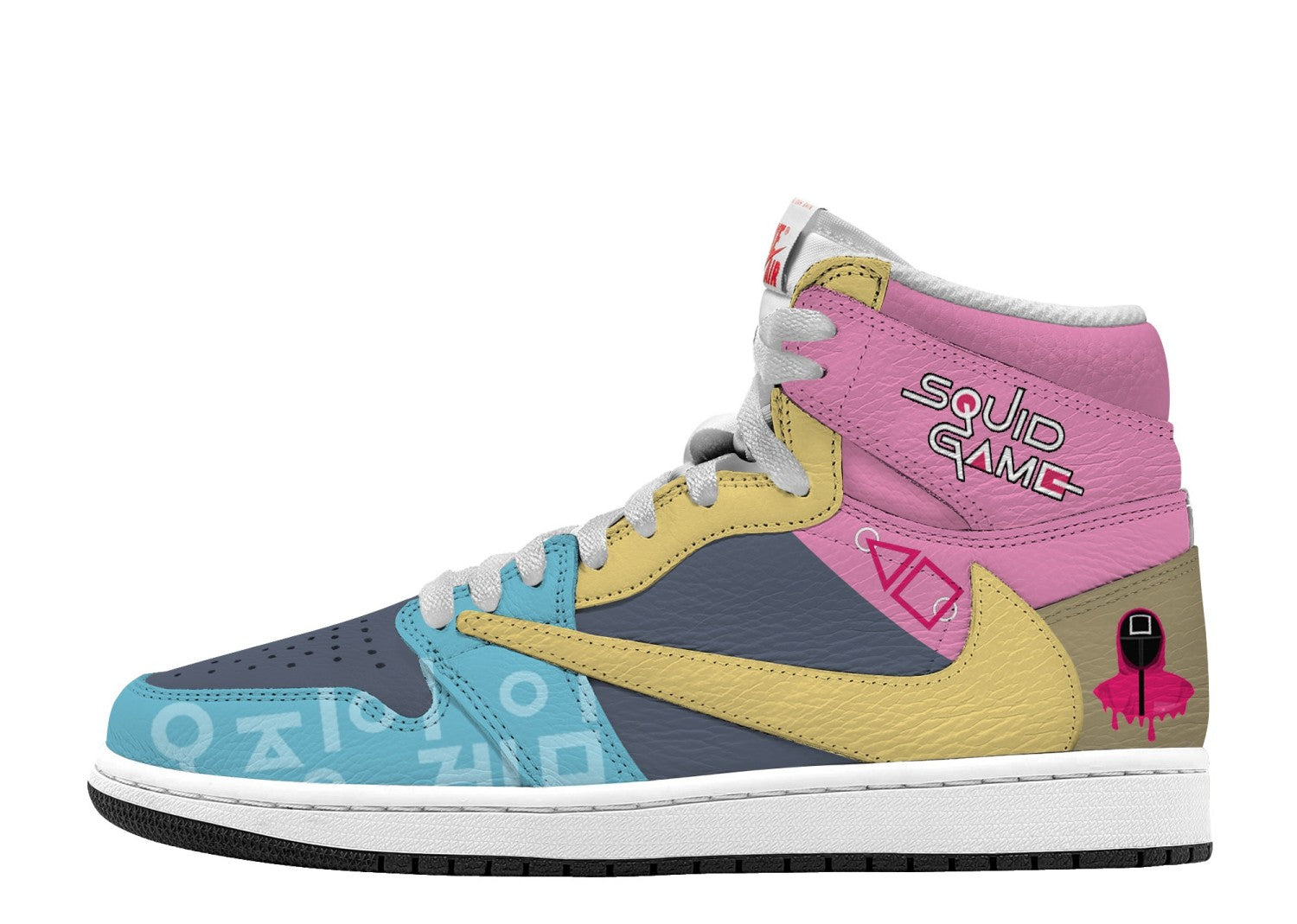 크레이지 스테어즈 V.1 커스텀 TS 하이 스니커즈