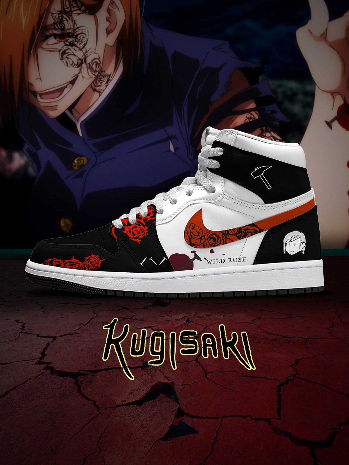 Nobara Kugisaki V.1 Custom High-Top-Sneaker