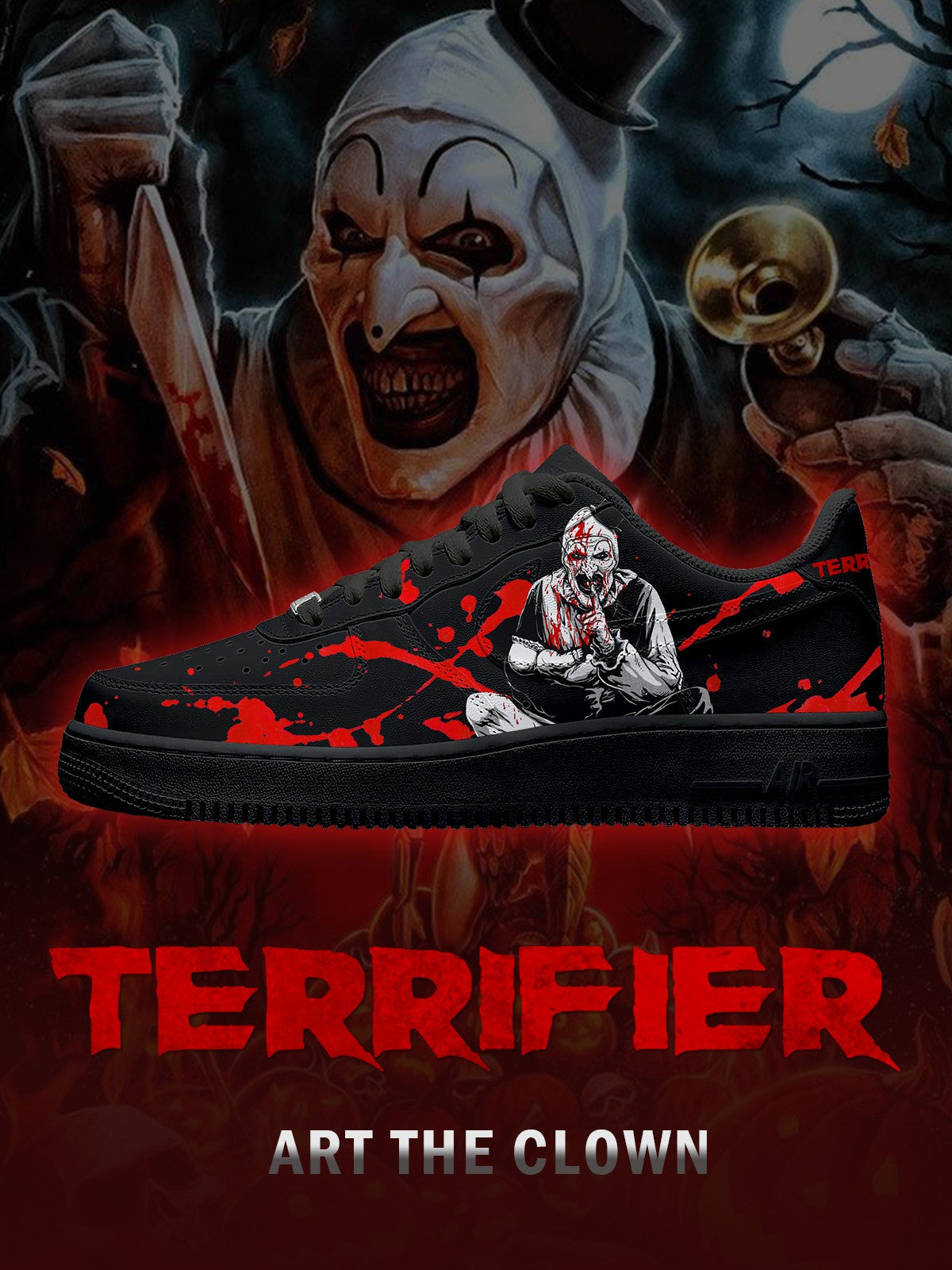 Zapatillas personalizadas Art the Clown V.2