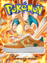 No.0006 Charizard Style 2 Custom Sneakers