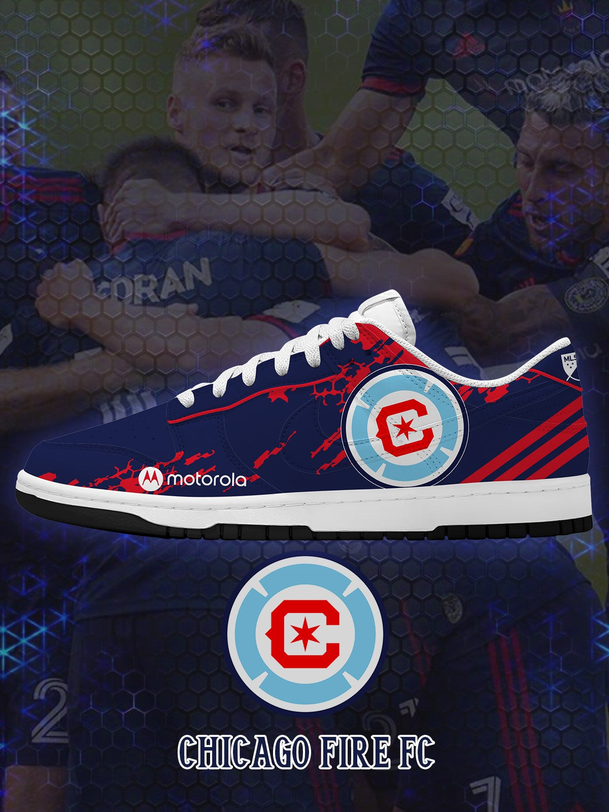 Chicago V.1 Custom Court-Low Sneakers