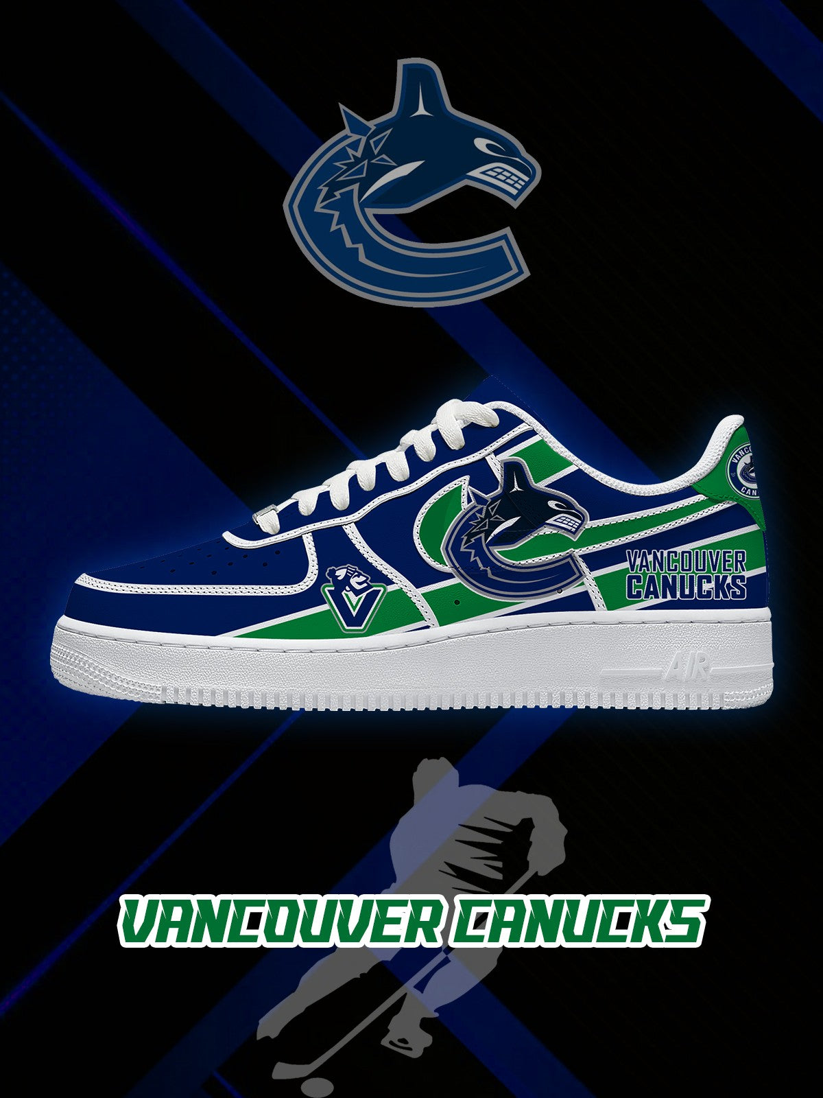 Vancouver Hockey V.2 Custom Sneakers