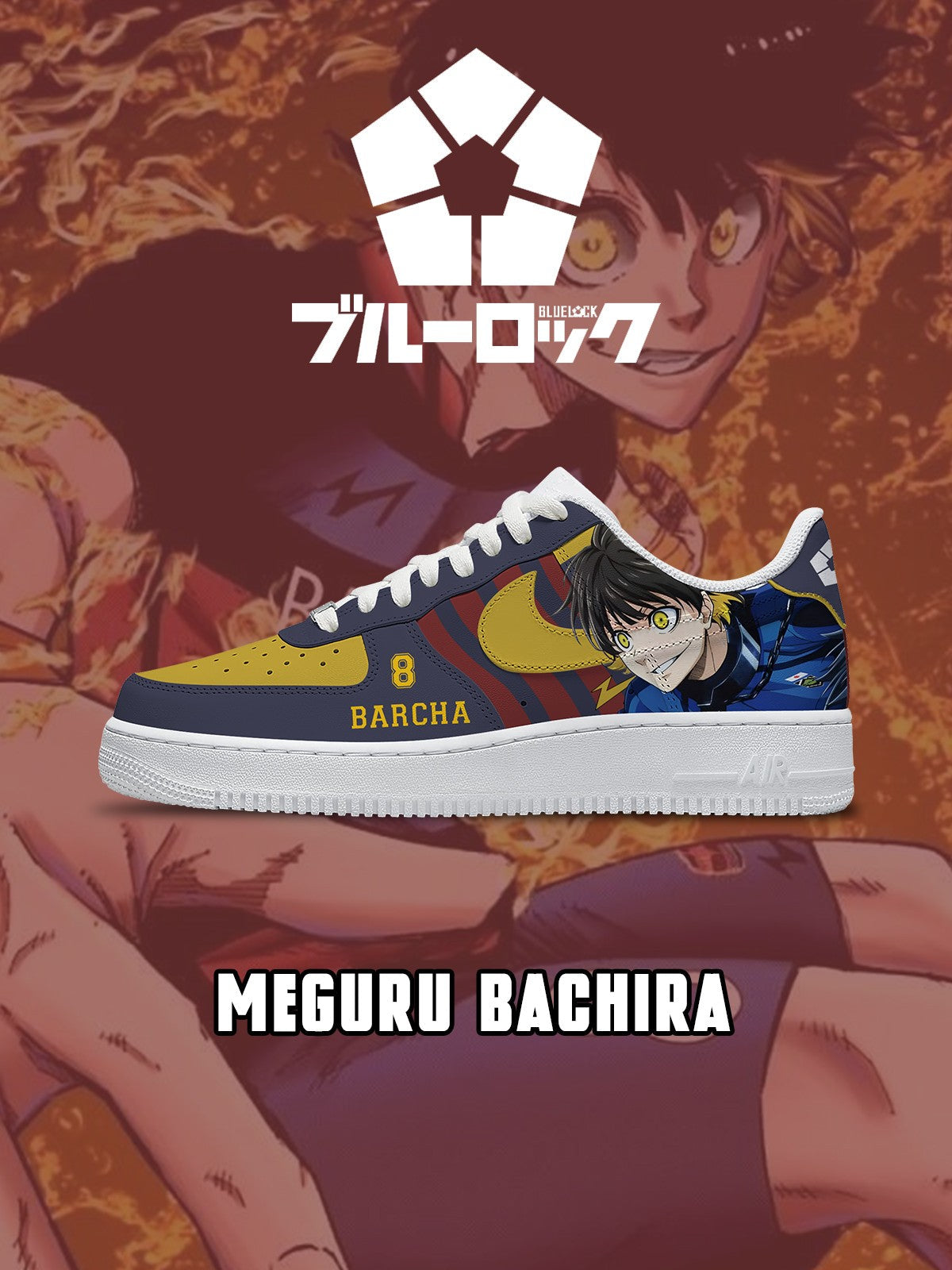 Zapatillas personalizadas Meguru Bachira V.5