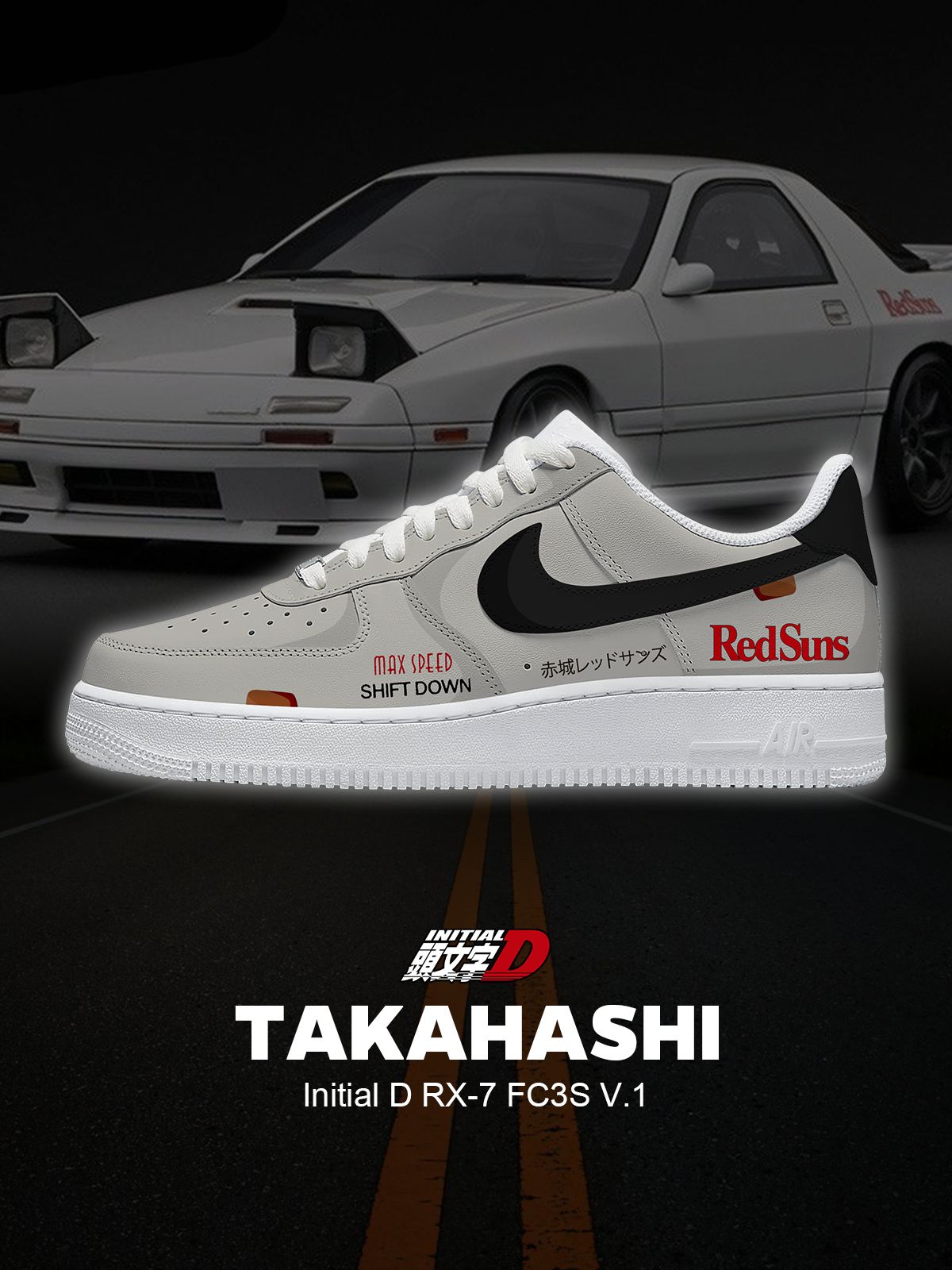 Keisuke RX-7 FC3S Ténis personalizados V.1