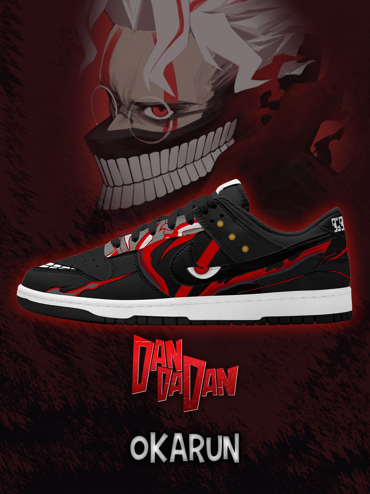 Okarun V.6 Custom Court-Low Sneakers