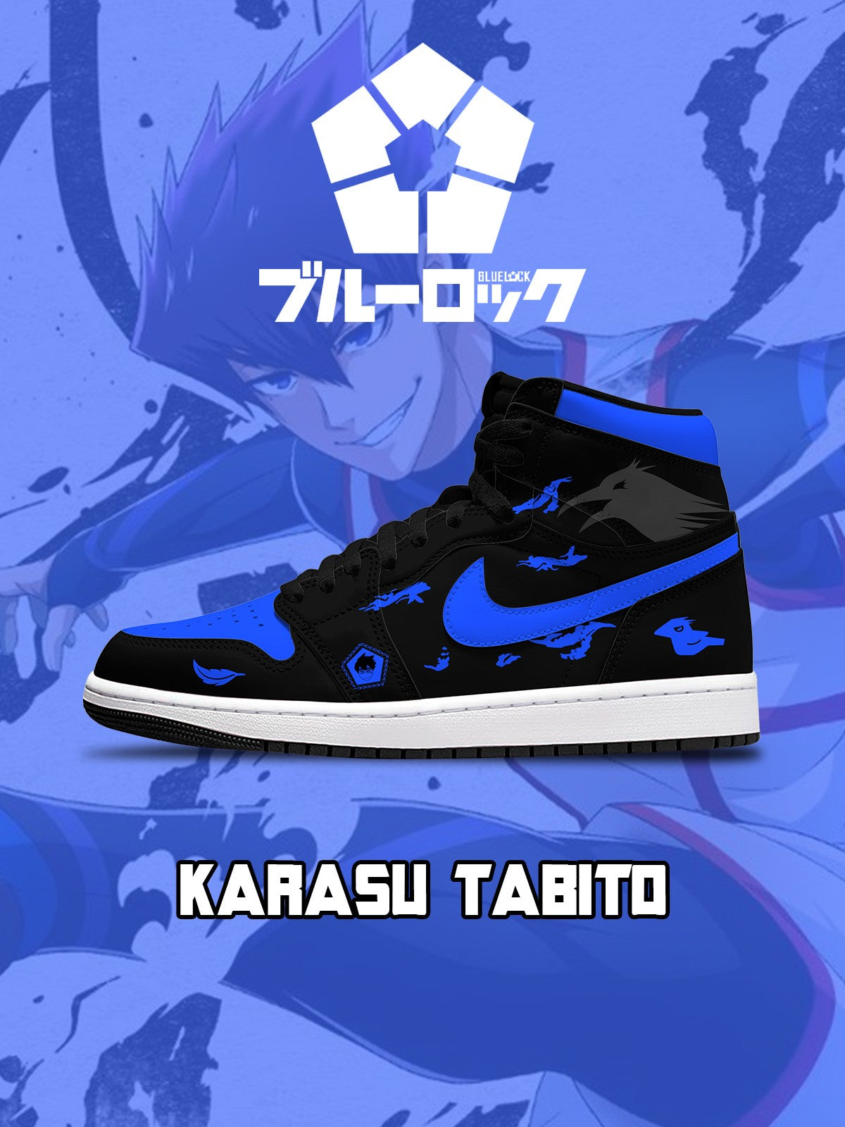 Karasu Tabito V.1 Custom High-Top-Sneaker