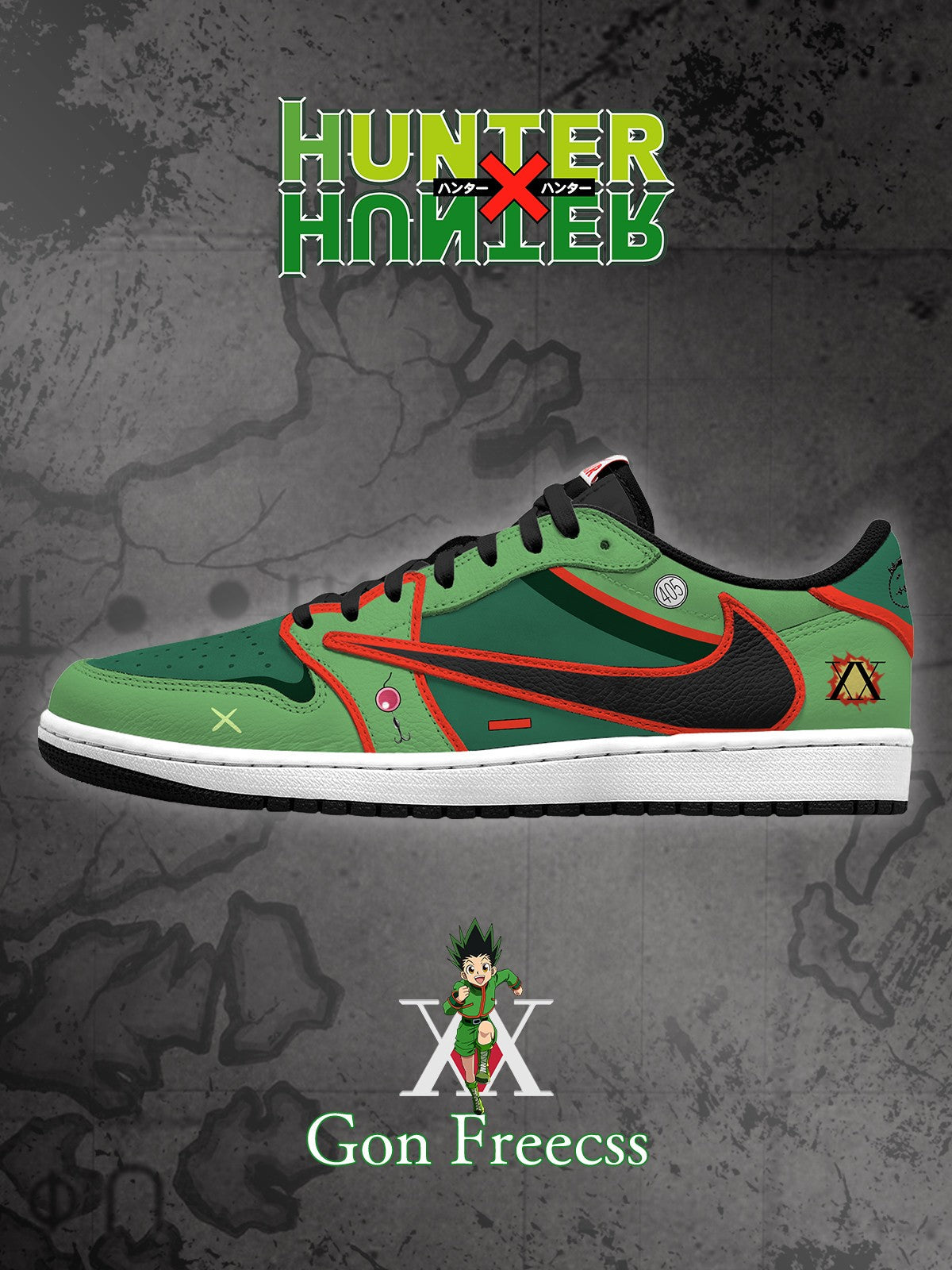 Ténis Gon Freecss V.1 Custom TS Low