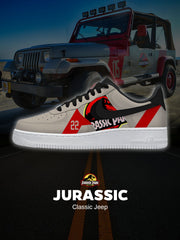 Baskets personnalisées Jurassic Classic Jeep