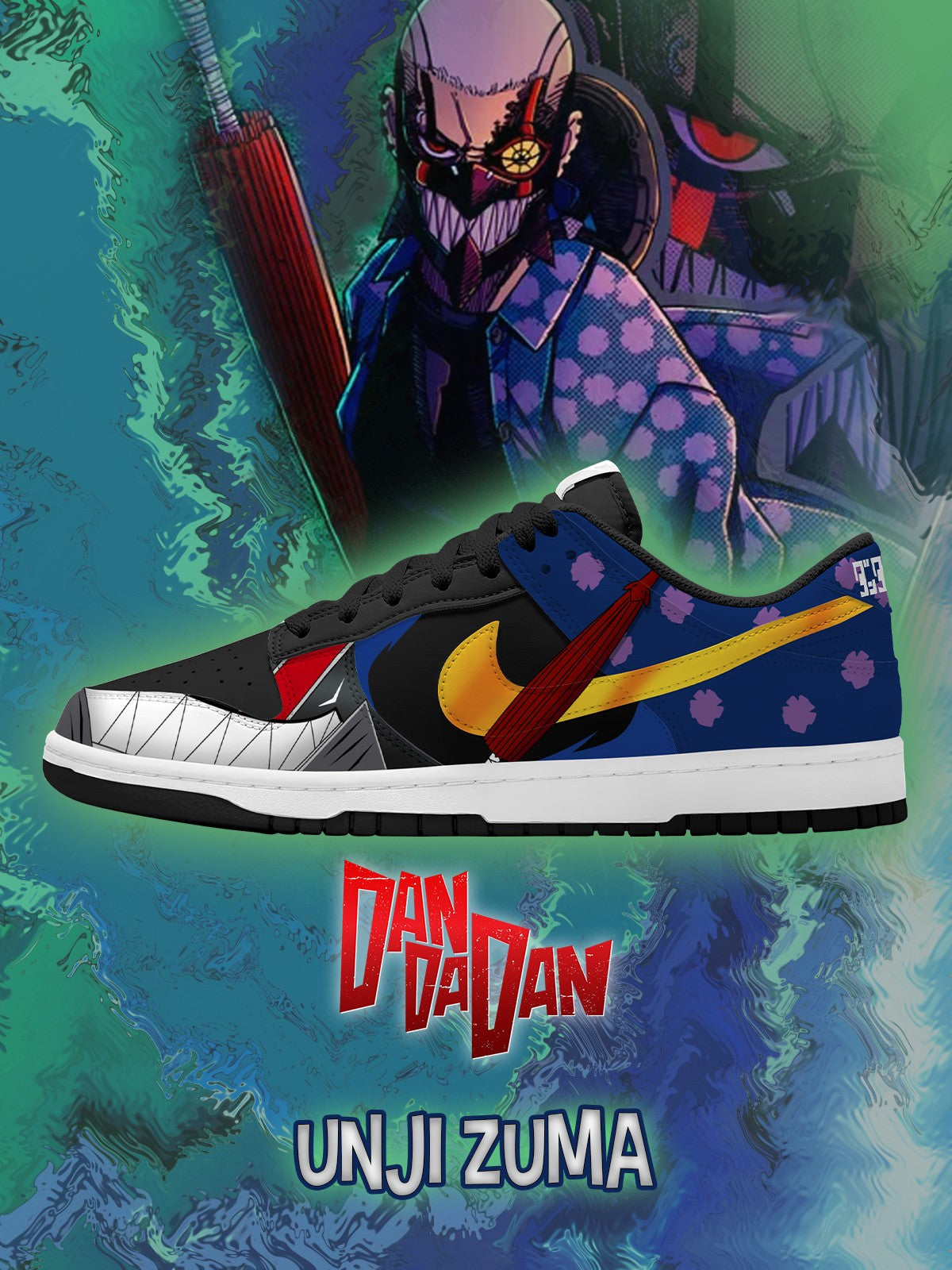 Unji Zuma V.1 Custom Court-Low Sneakers