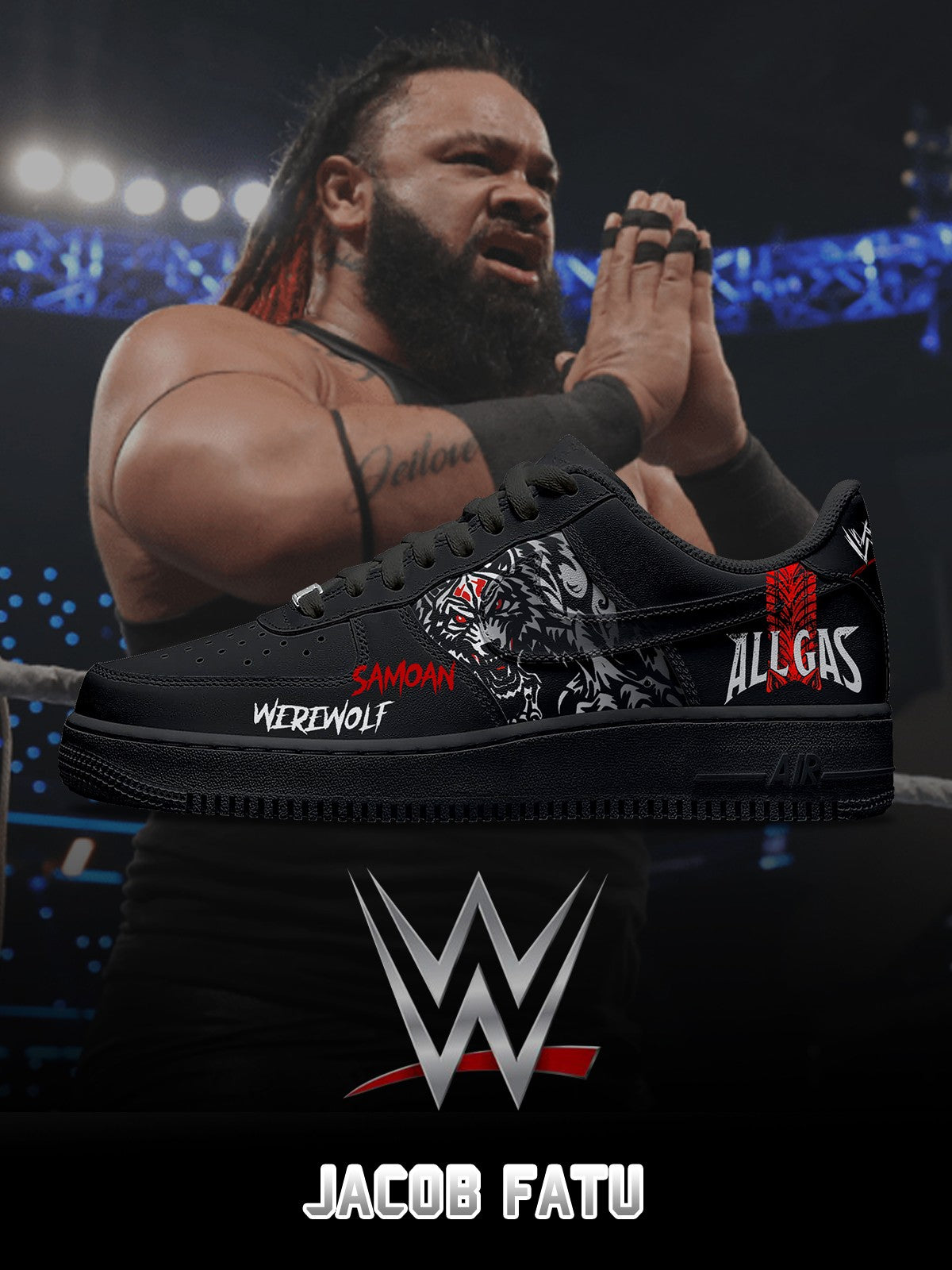 Jacob Fatu V.1 Custom Sneakers