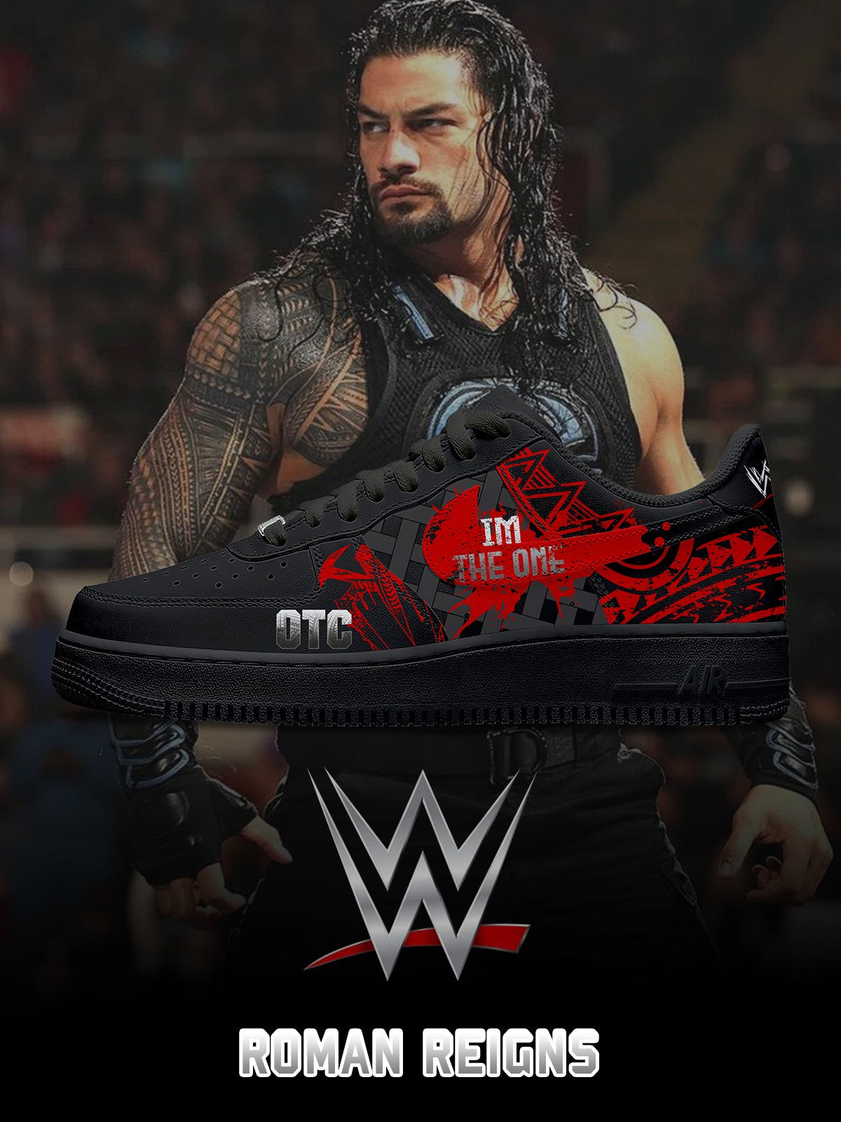 Roman Reigns V.1 Custom Sneakers