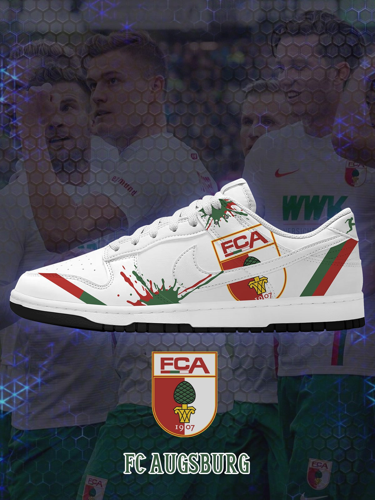 Augsburg V.1 Custom Court-Low Sneakers
