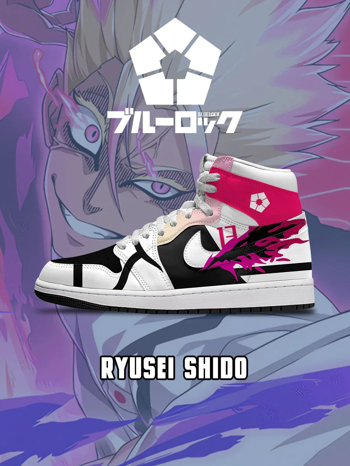 Ryusei Shido V.6 Custom High-Top Sneakers - 13thstep