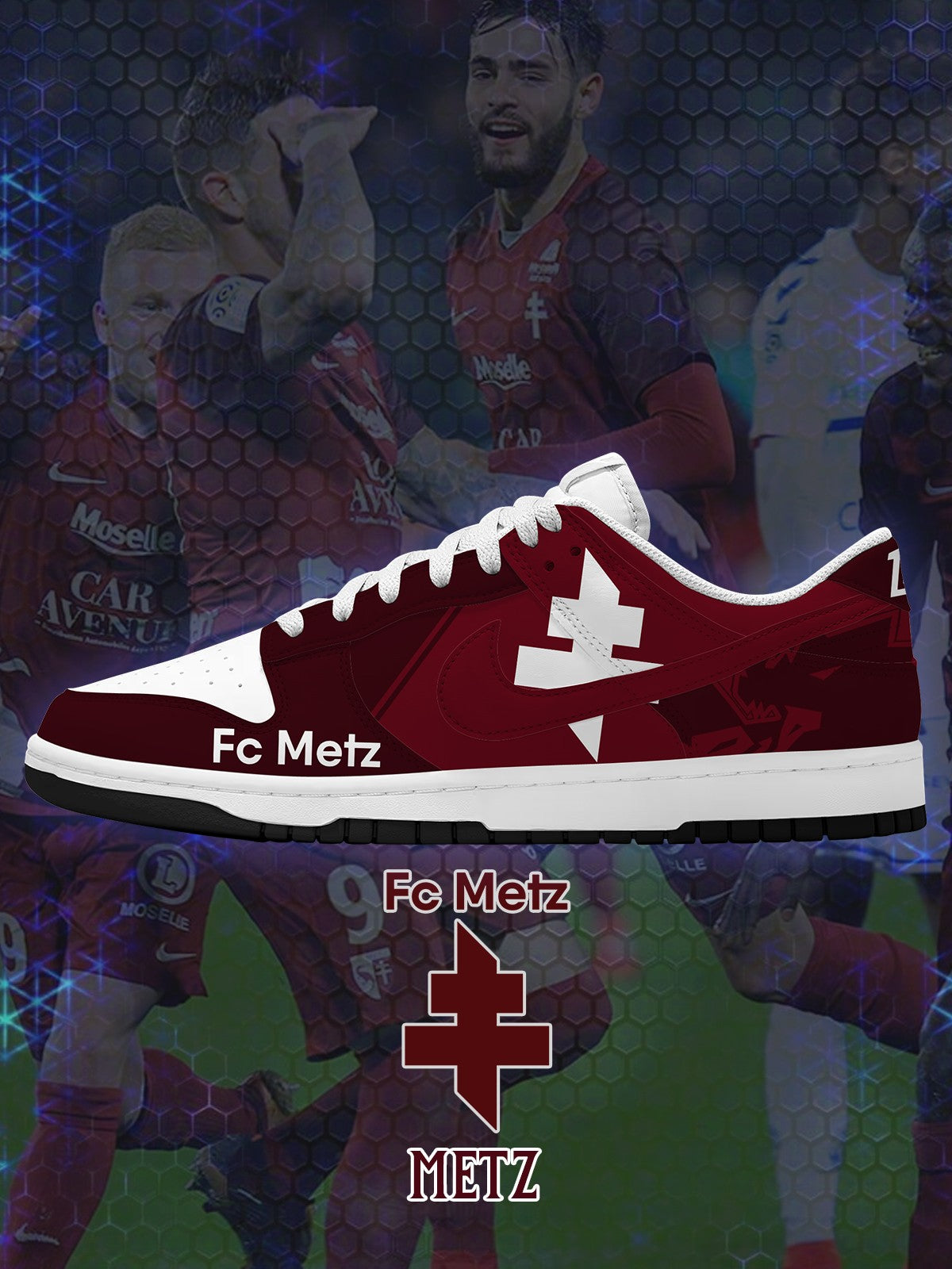 Metz V.1 Custom Court-Low Sneakers
