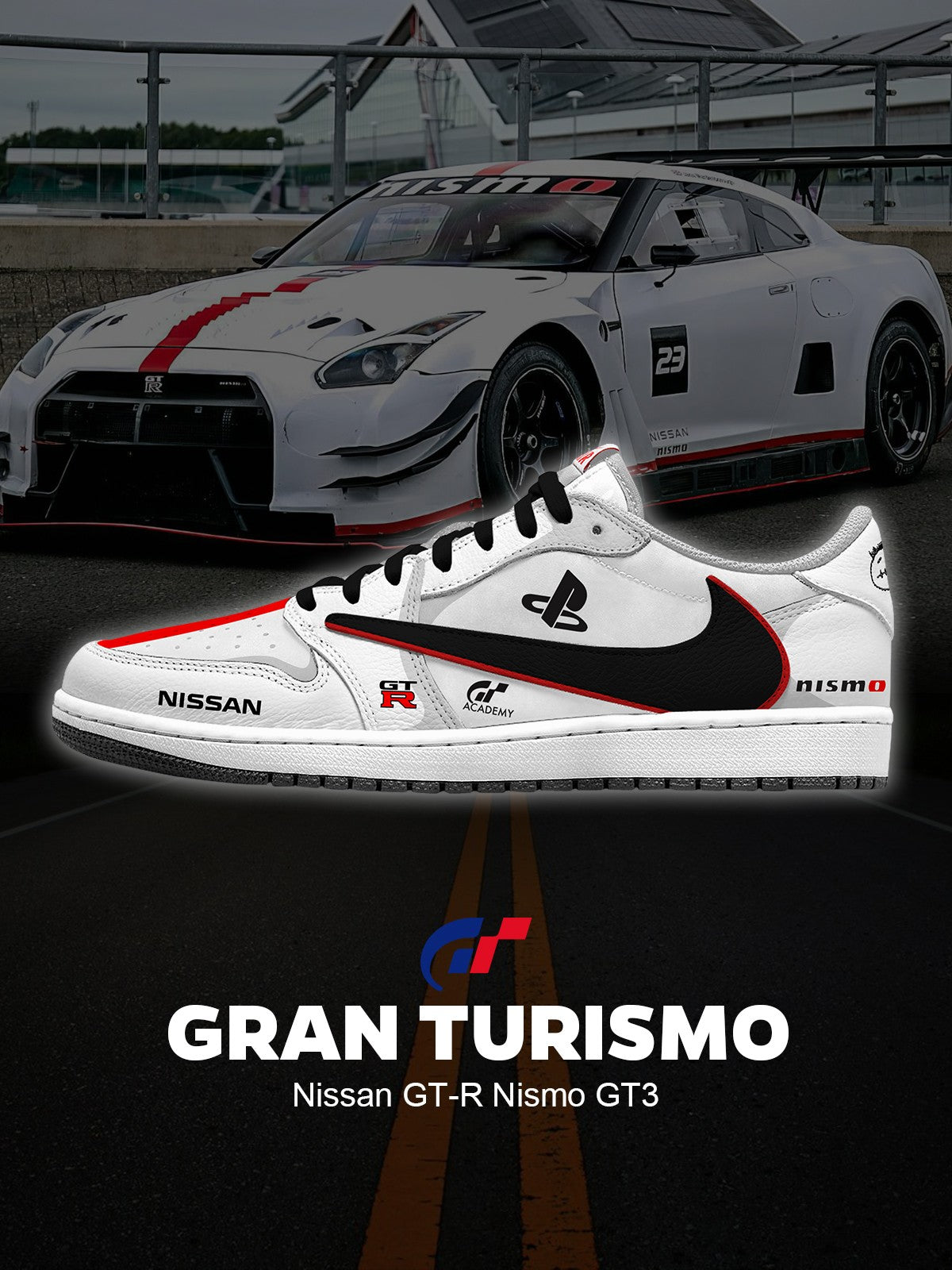 Baskets basses GT-R Nismo GT3 V. 1 Custom TS