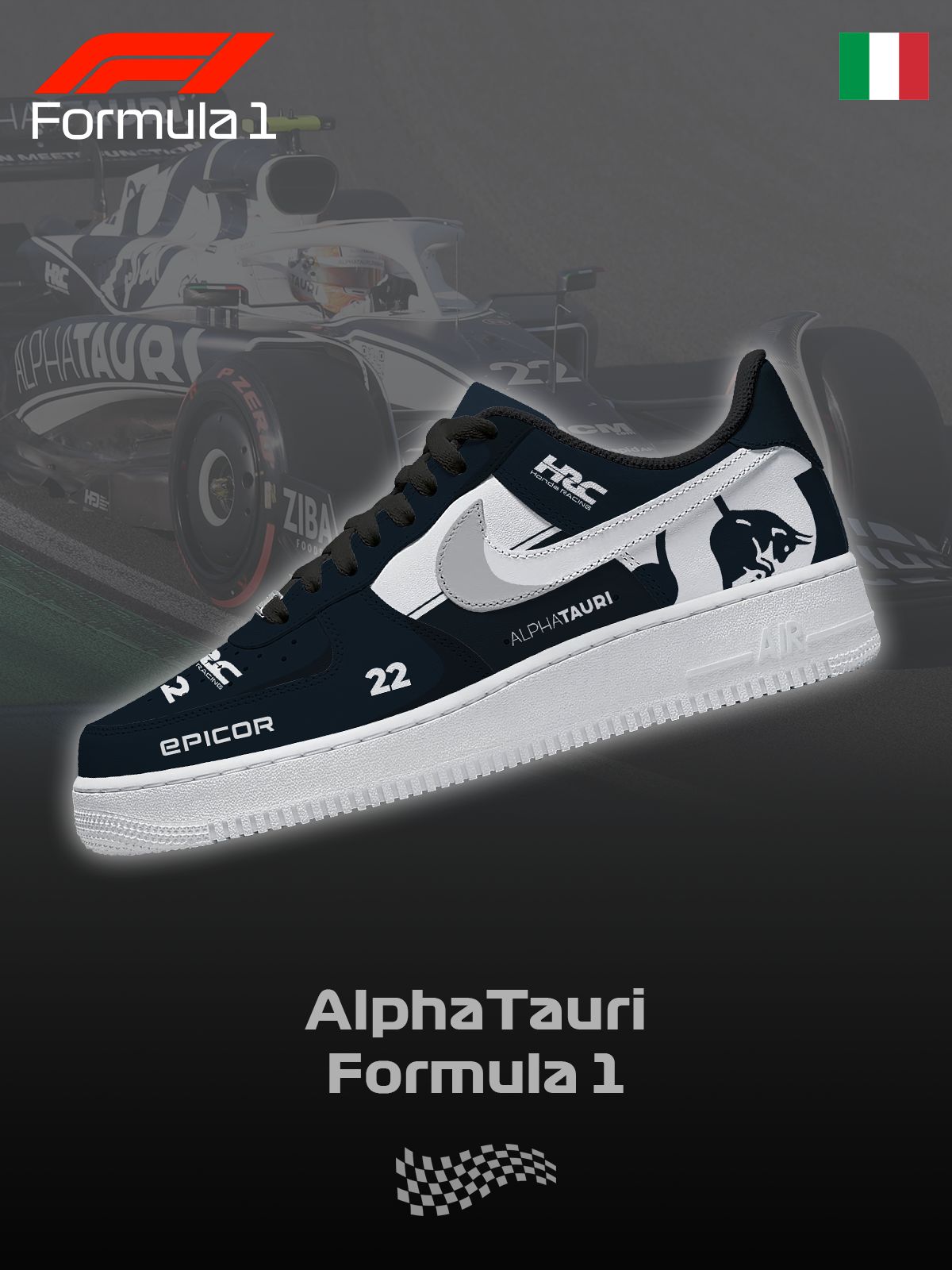 AT F.1 Custom Sneakers