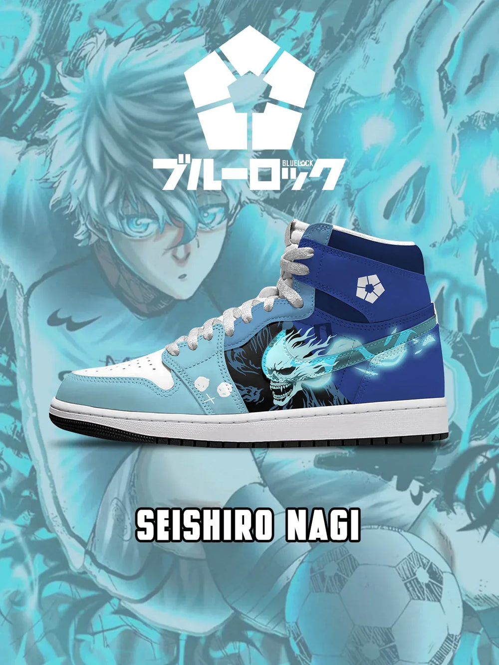 Seishiro Nagi V.6 Custom High-Top Sneakers - 13thstep