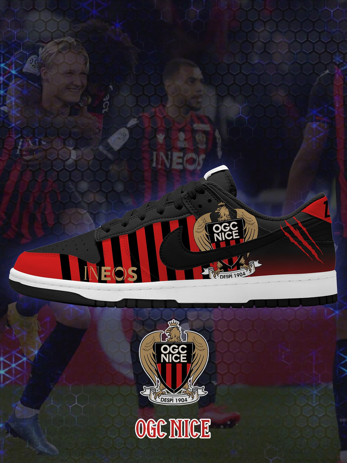 Nice V.1 Custom Court-Low Sneakers