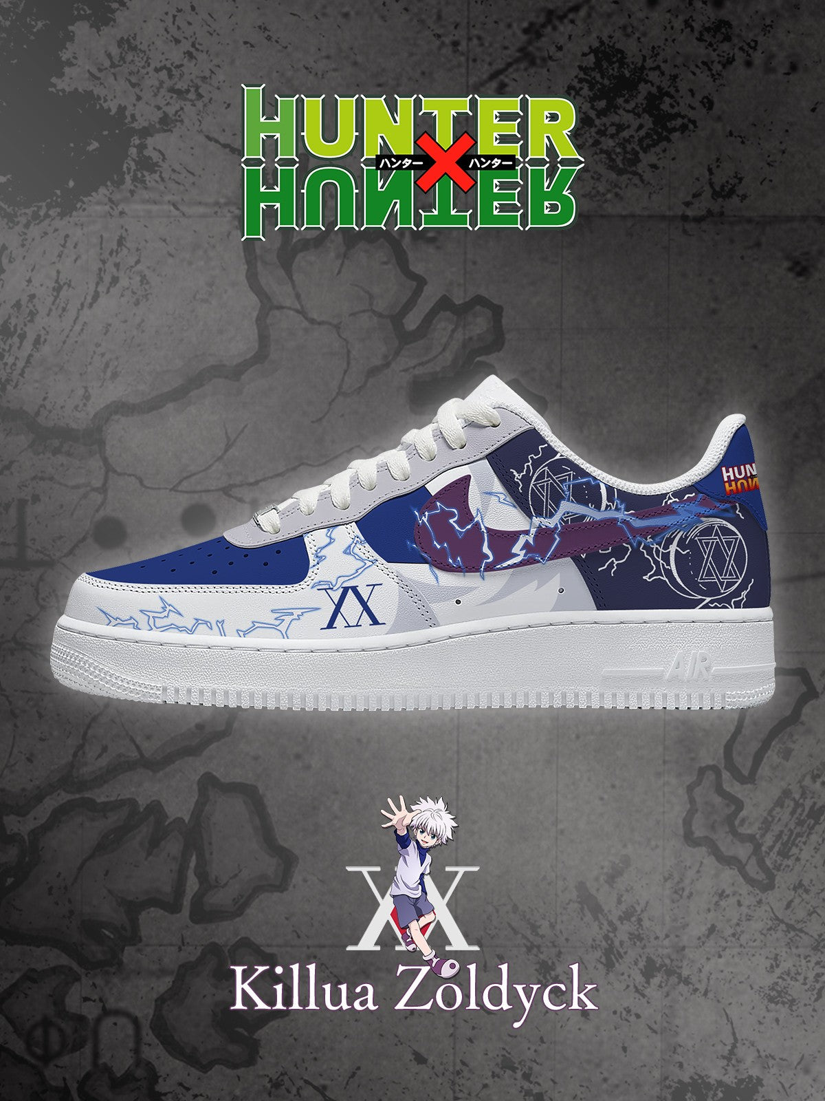 Ténis personalizados Killua Zoldyck V.2