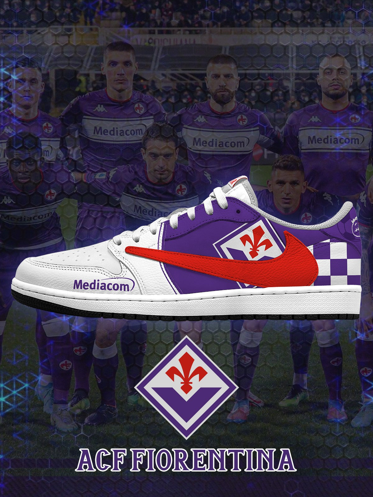 Fiorentina V.1 Custom TS Low Sneakers