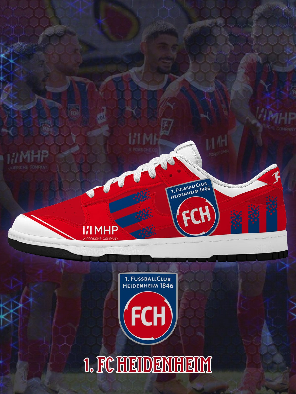 Heidenheim V.1 Custom Court-Low Sneakers