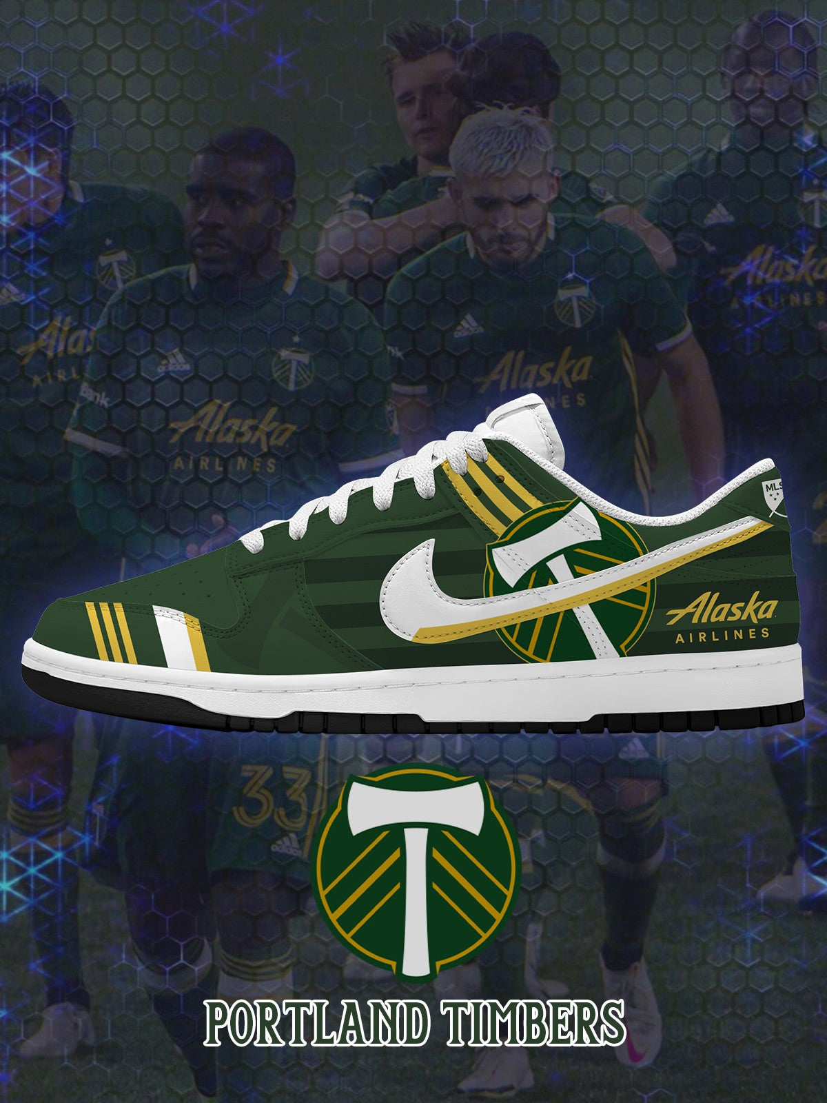 Portland V.1 Custom Court-Low Sneakers