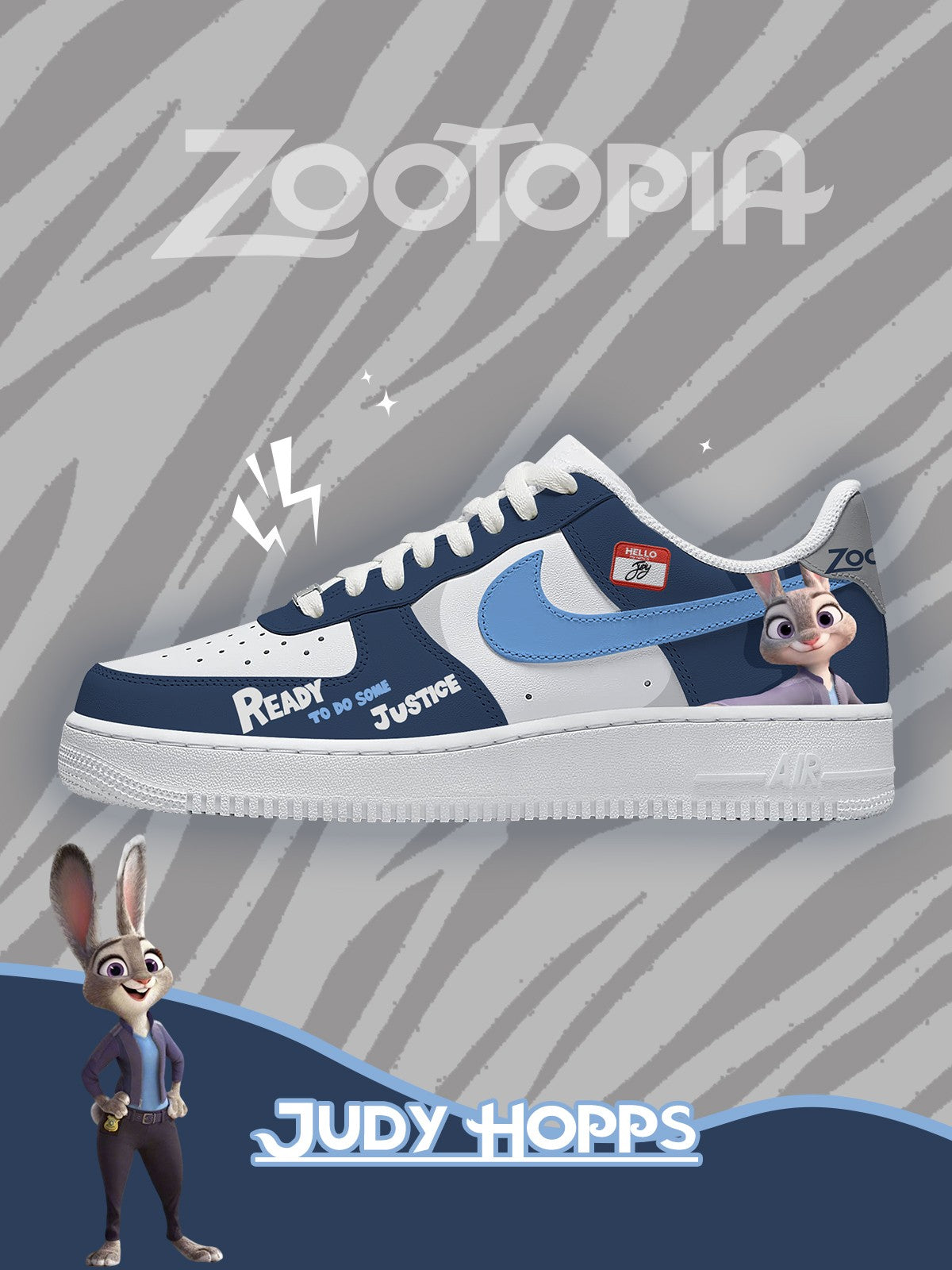 Zapatillas personalizadas Judy Hopps V.1