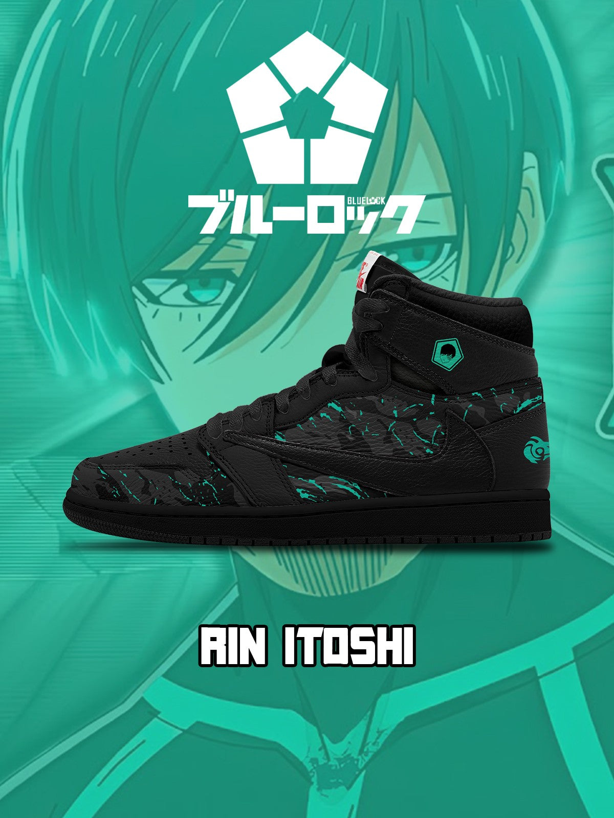 Rin Itoshi V.1 Custom TS High Sneakers