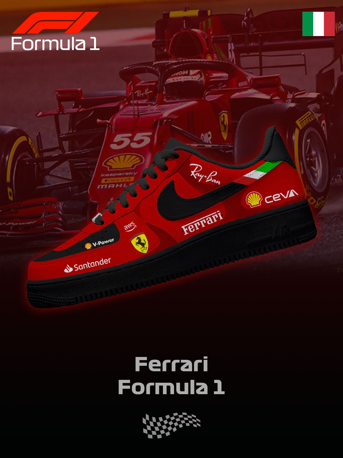 Ténis personalizados SFR F.1 V.1