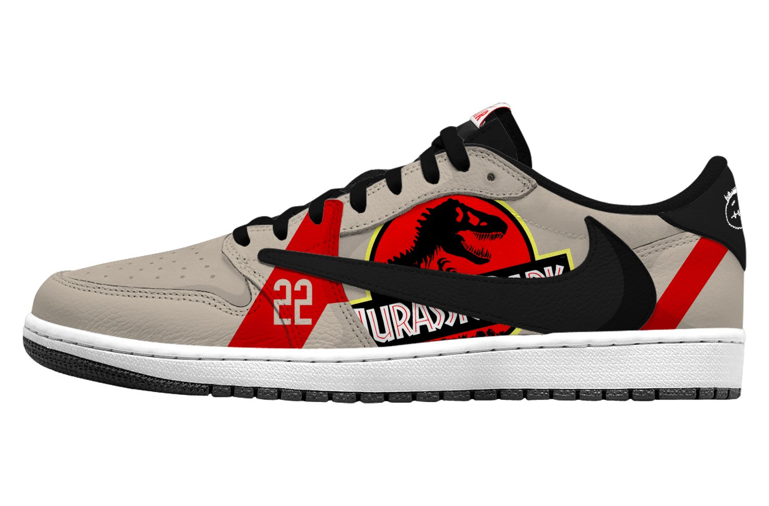 Baskets basses Jurassic Jeep V. 1 Custom TS