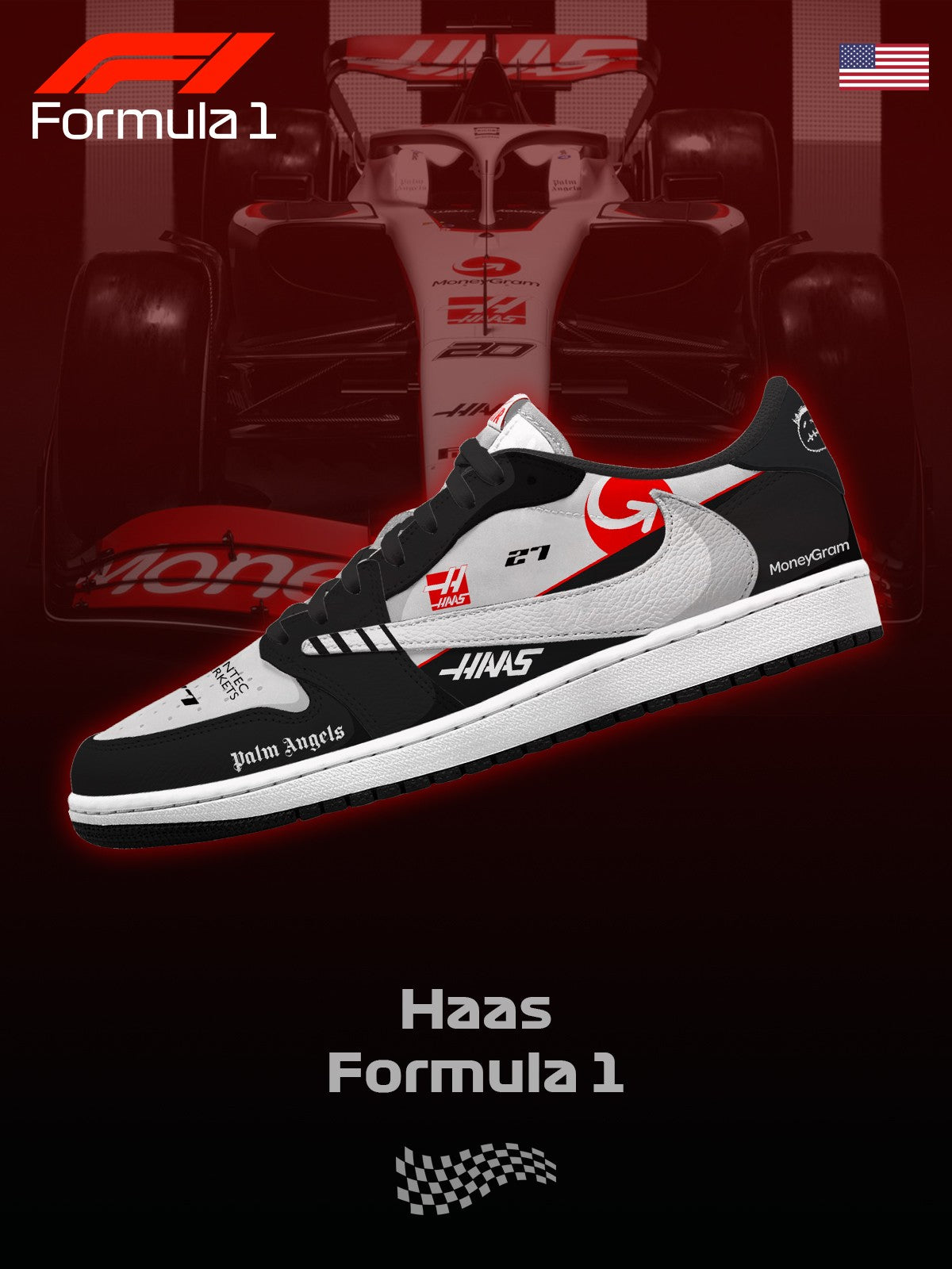 Haas F.1 V.1 訂製 TS 低筒運動鞋