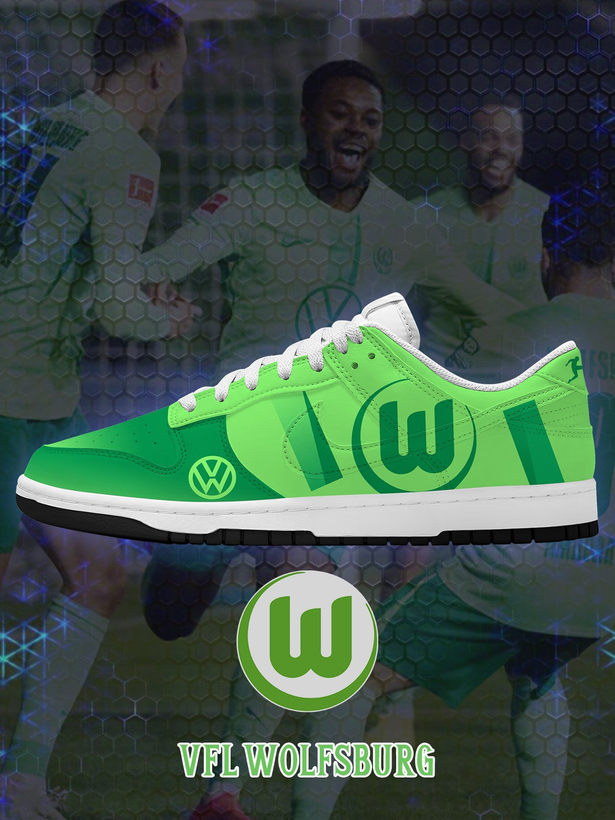 Wolfsburg V.1 Custom Court-Low Sneakers