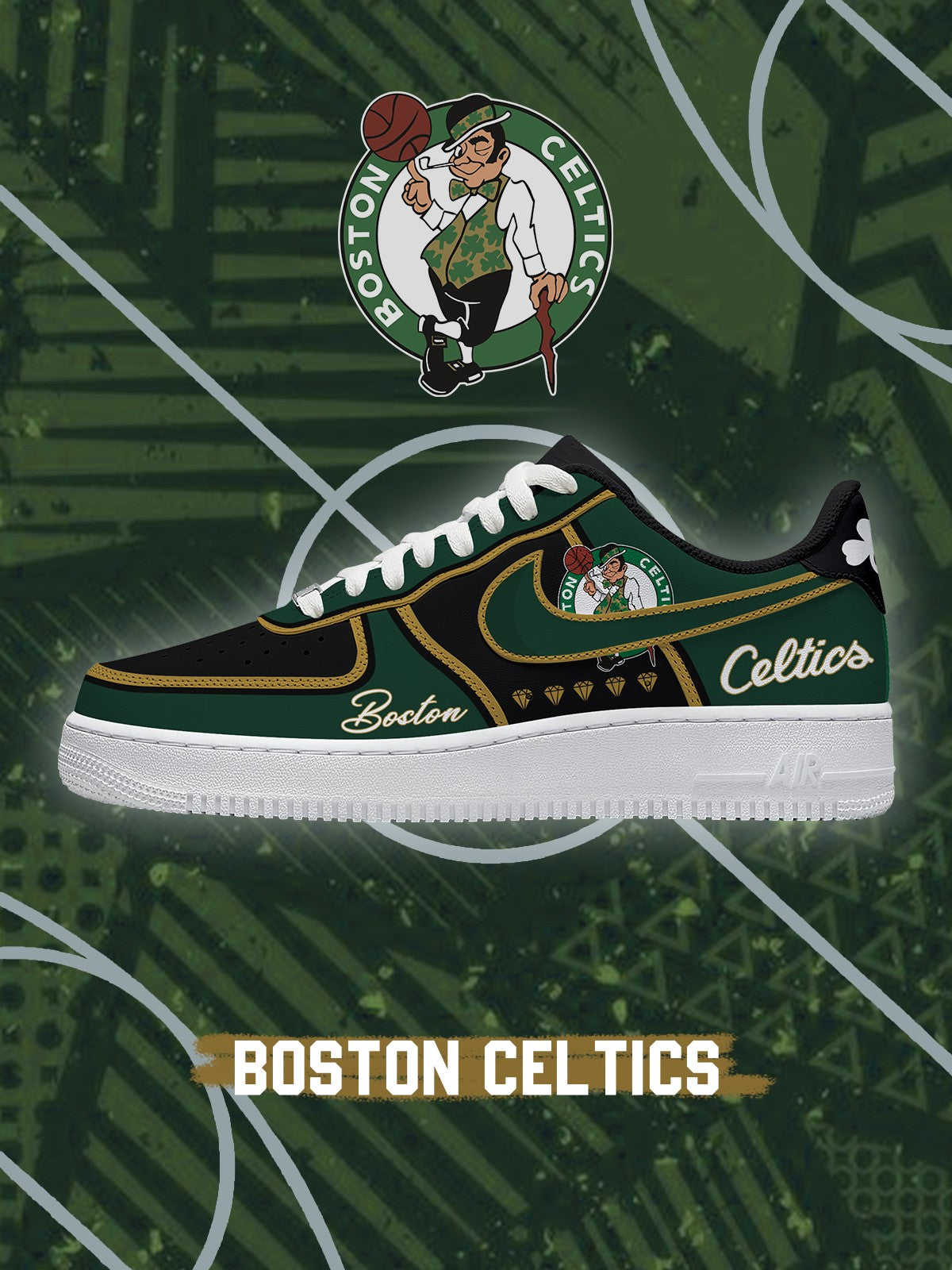 Boston Basketball V.2 Custom Sneakers