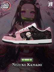 Nezuko Kamado V.3 Custom Court-Low Sneakers