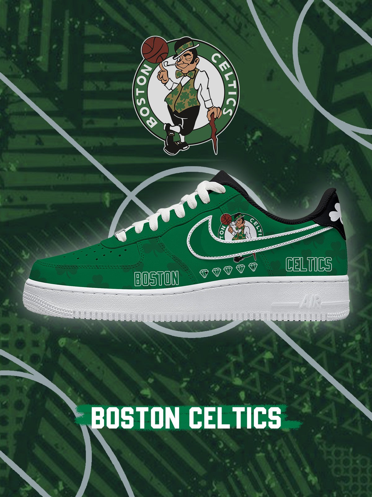 Boston Basketball V.4 Custom Sneakers