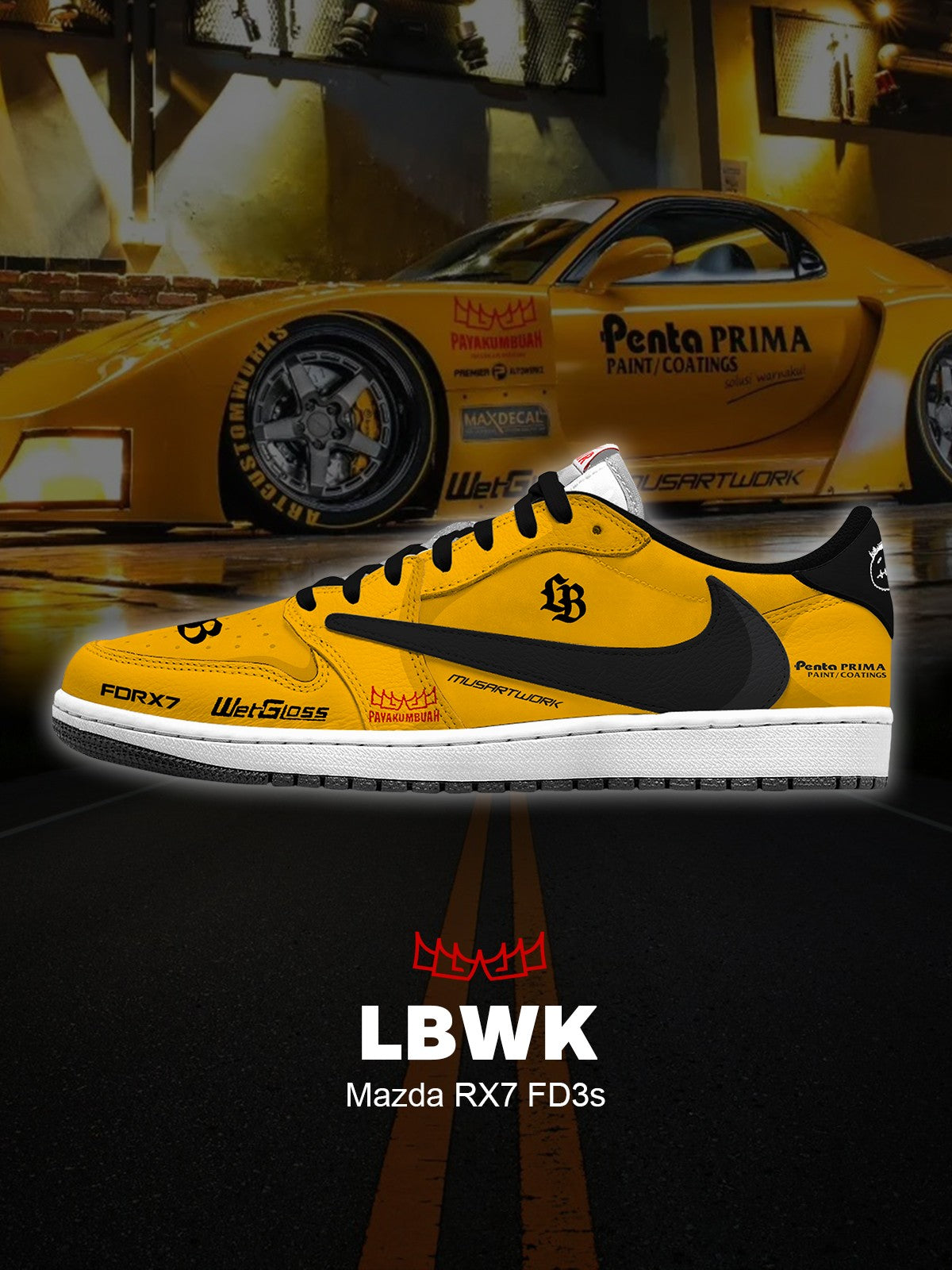 RX7 FD3s V.1 Custom TS Low Sneakers