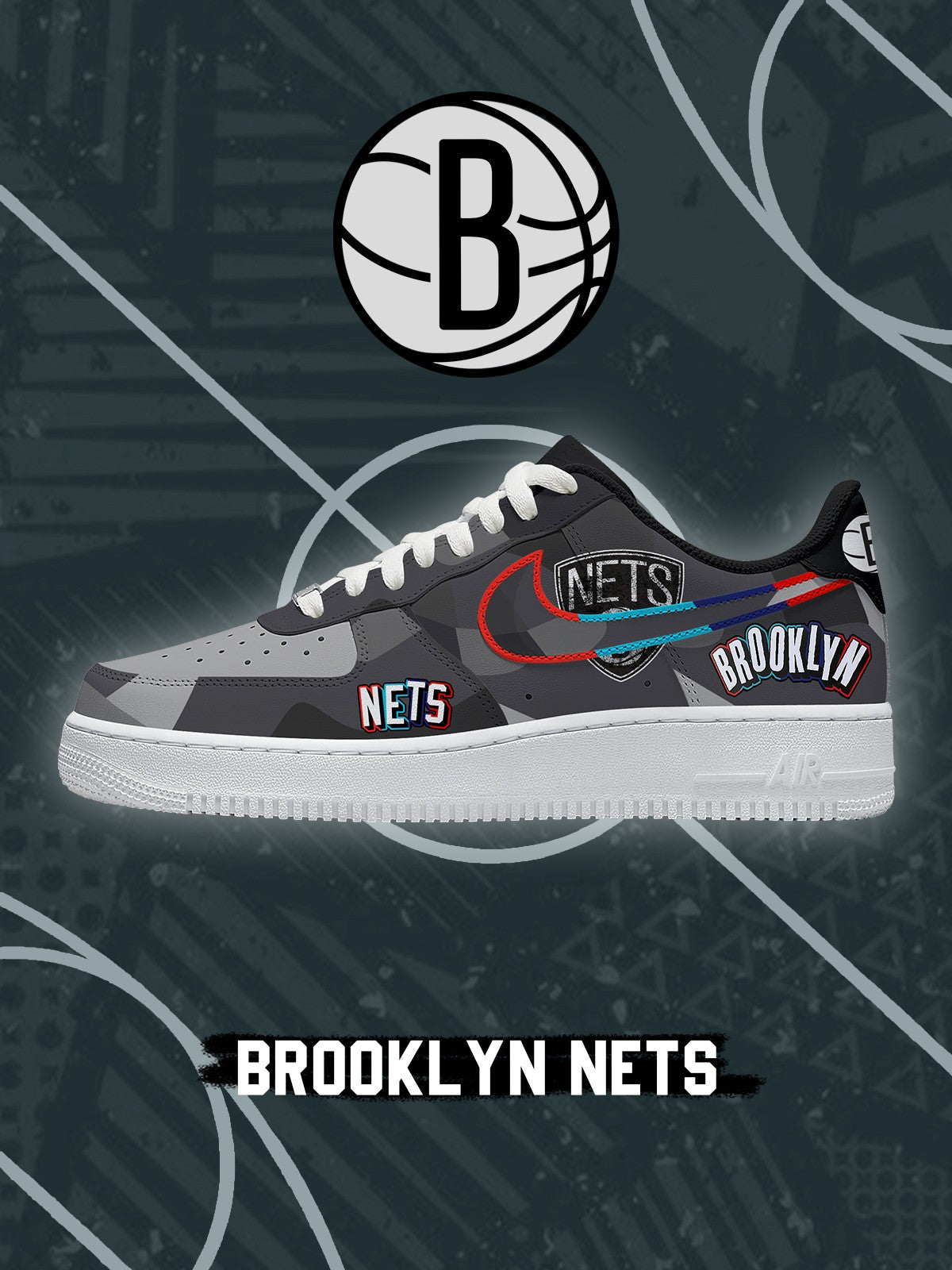 Baskets personnalisées Brooklyn Basketball V. 2