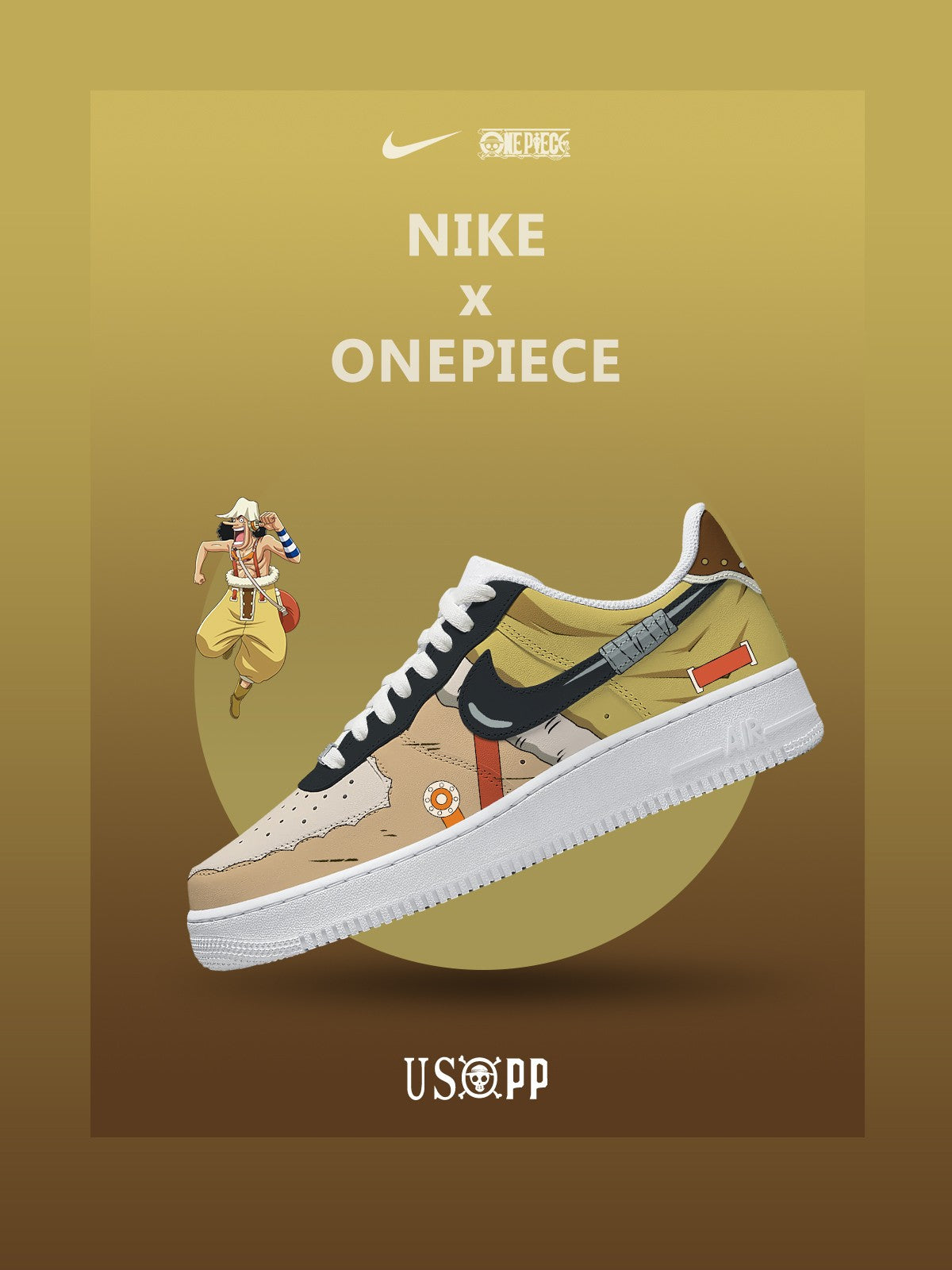 Baskets personnalisées God Usopp V. 3