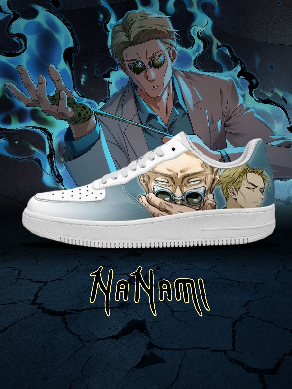 Jujutsu Kaisen Kento Nanami No.1 Custom Sneakers