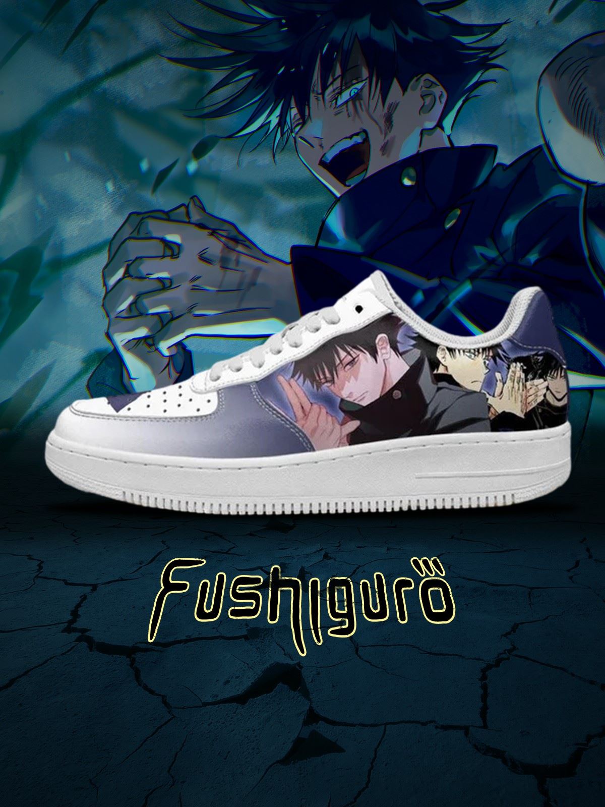 Megumi Fushiguro No.2 Custom Sneakers