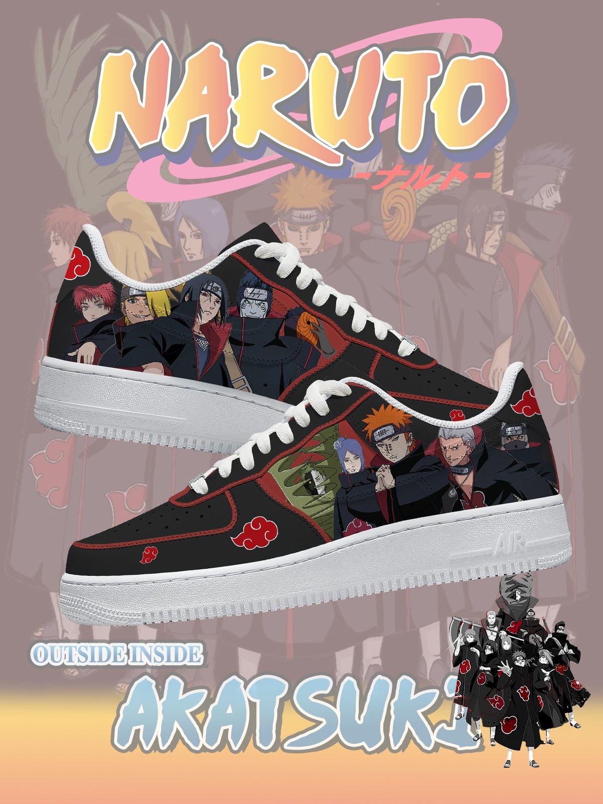 Akatsuki V.3 Custom Sneakers