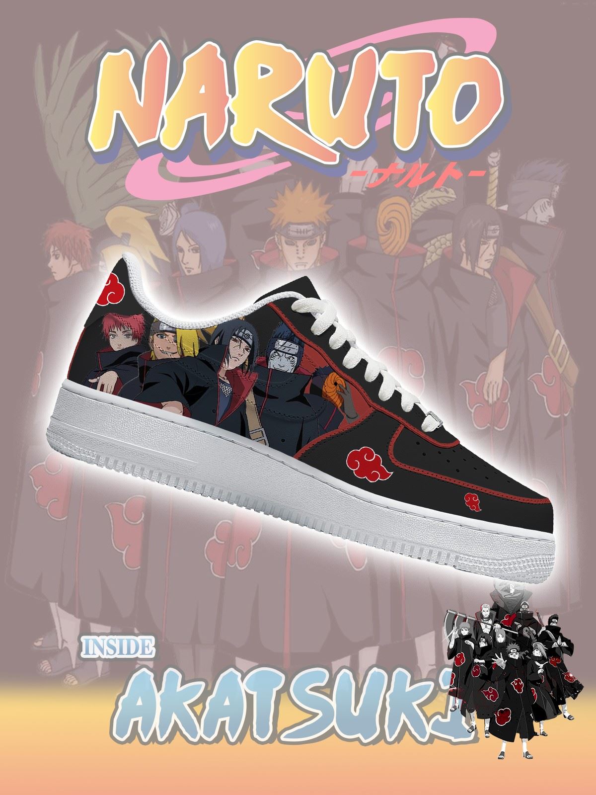 Akatsuki V.3 Custom Sneakers
