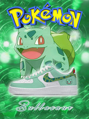 Zapatillas personalizadas Bulbasaur Style 2 n.° 0001