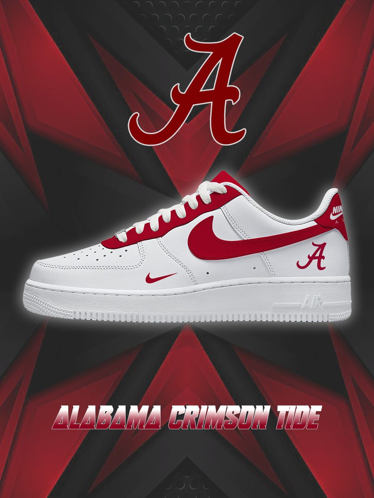 Alabama College Custom Sneakers