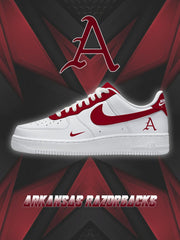 Arkansas College Custom Sneakers