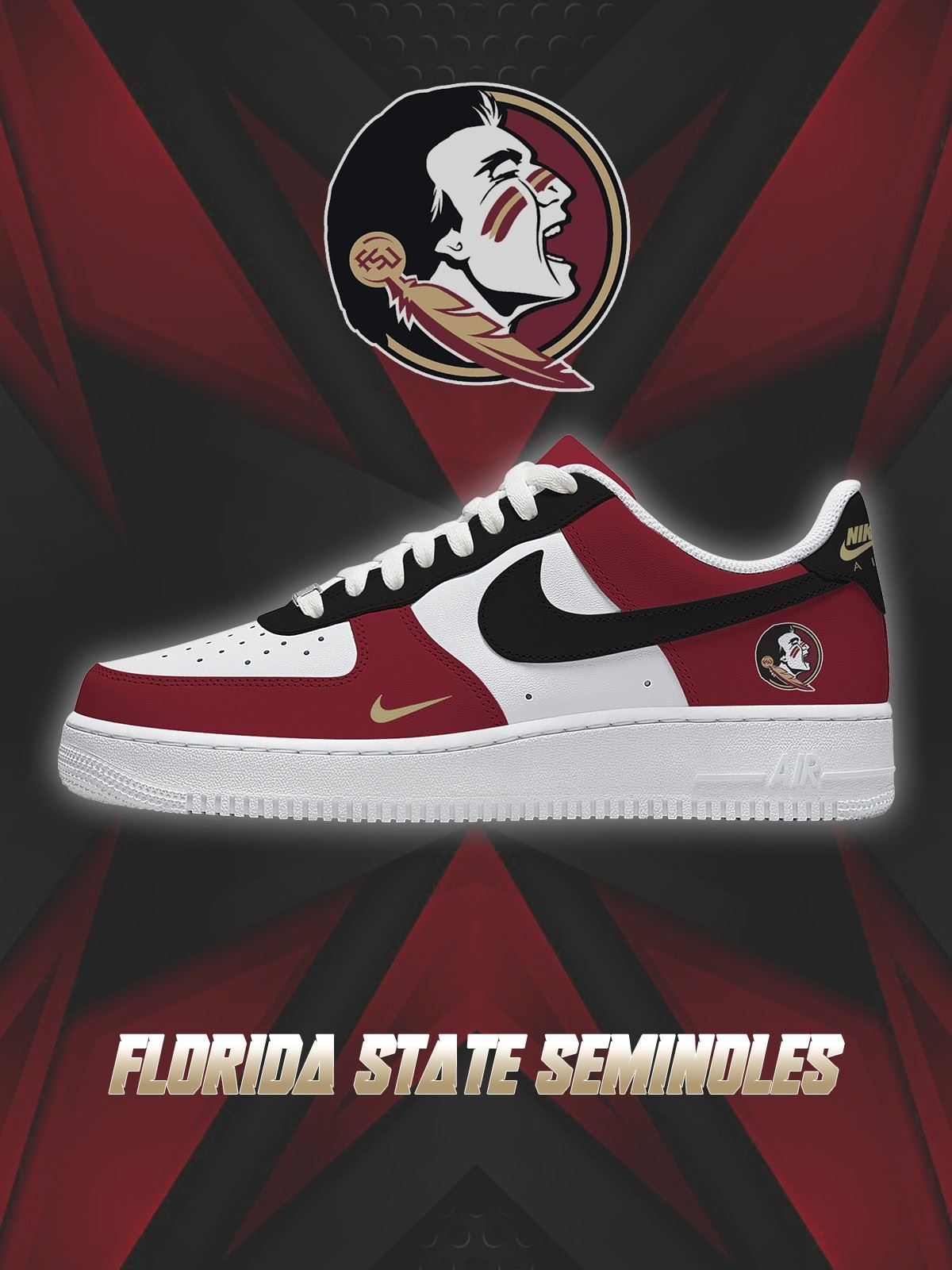 Florida State College Custom Sneakers