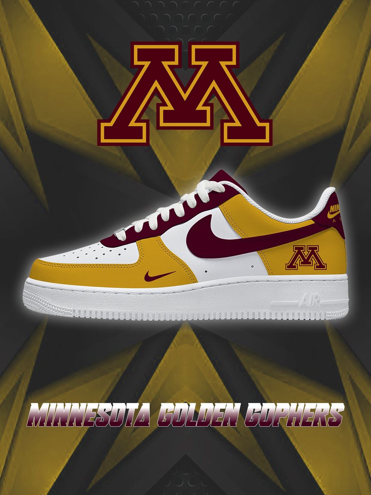 Minnesota College Custom Sneakers